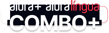 Alura+ e Alura língua formam o Combo+